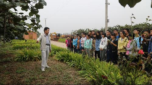 2016级1班和4班赴猕猴桃实验站教学实习